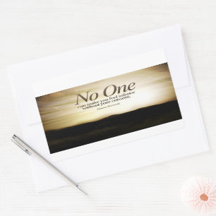 Sticker Rectangulaire Eleanor Roosevelt Citation Inspirationnelle "Perso