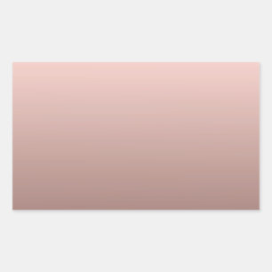 Sticker Rectangulaire Élégant modèle vierge rose doré Ajoutez votre text