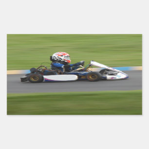 Sticker Rectangulaire Emballage de kart