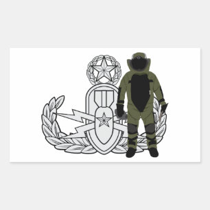 Sticker Rectangulaire EOD Bomb Suit