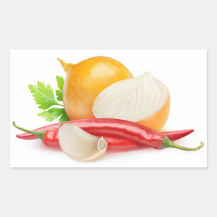 Sticker Rectangulaire Épices