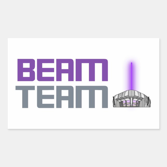 Sticker Rectangulaire Équipe de poutres - Sacramento Basketball (Devant)