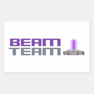 Sticker Rectangulaire Équipe de poutres - Sacramento Basketball
