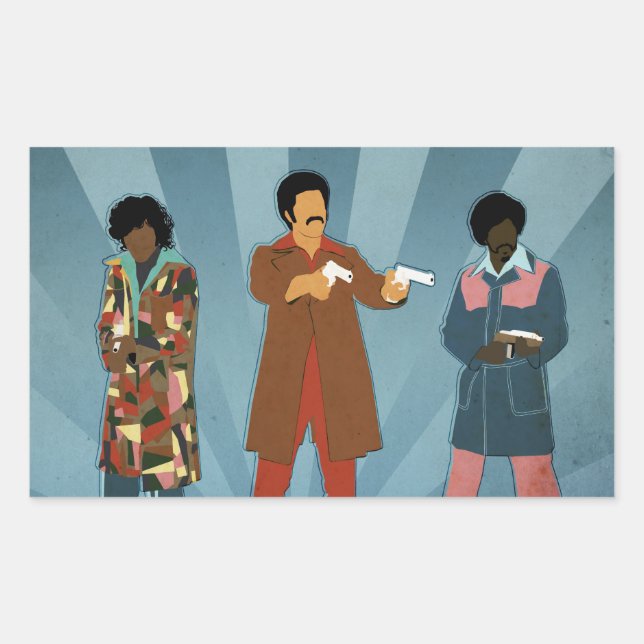 Sticker Rectangulaire Équipe Dynamite (Devant)