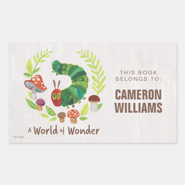 Sticker Rectangulaire Eric Carle | Un monde de merveilles (Devant)