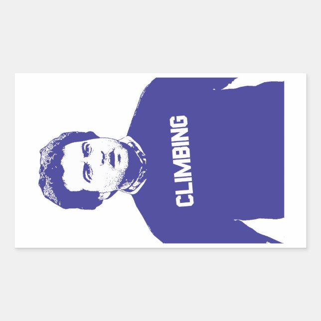 Sticker Rectangulaire Escalade John Belushi (Devant)