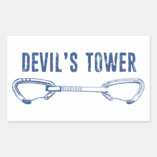 Sticker Rectangulaire Escalade tour Devil Quickdraw