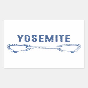 Sticker Rectangulaire Escalade Yosemite