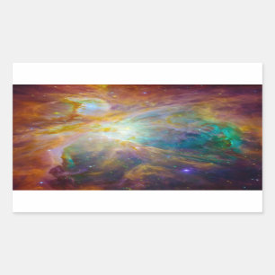 Sticker Rectangulaire Espace - Chaos à Orion