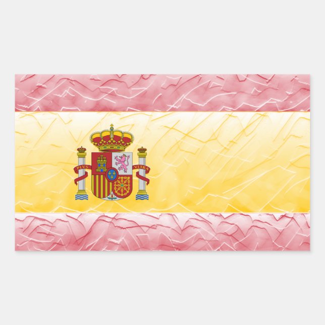 Sticker Rectangulaire Espagne (Devant)