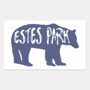 Sticker Rectangulaire Estes Park Colorado Oear