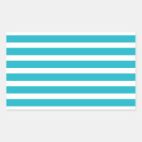 Été nautique à rayures turquoise et blanche