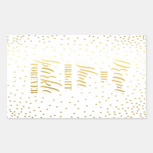 Sticker Rectangulaire Étincelle lumineuse de grand éclat rêveur pour