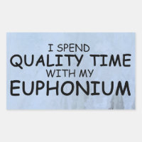 Sticker rectangulaire Euphonium Time
