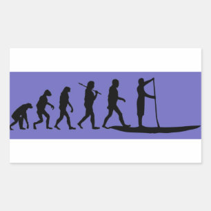 Sticker Rectangulaire Évolution de PETITE GORGÉE