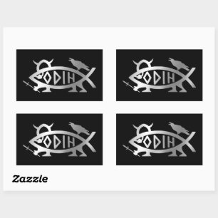 Sticker Rectangulaire Evolution - Odin