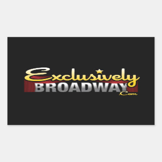 Sticker Rectangulaire ExclusivelyBroadway.com