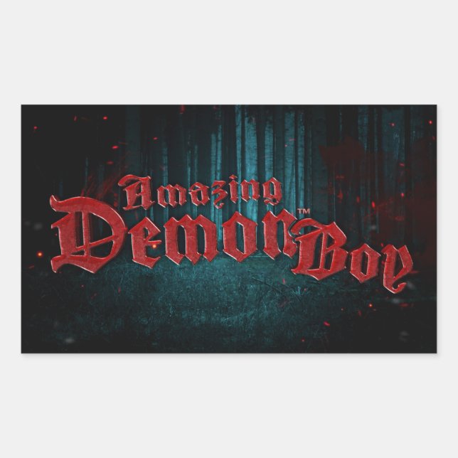 Sticker Rectangulaire Extraordinaire Demon Boy (Devant)