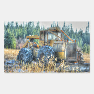 Sticker Rectangulaire Farm Machinery