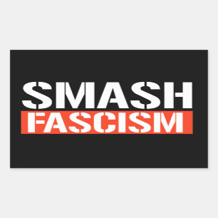 Sticker Rectangulaire Fascisme pur