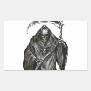 Sticker Rectangulaire Faucheuse