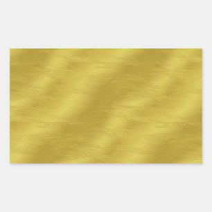 Sticker Rectangulaire Faux Gold Foil Texture Arrière - plan Sparkle Modè