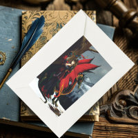Fée Rouge de Printemps Mère Nature Fantastique