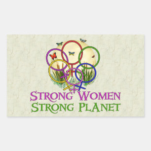 Sticker Rectangulaire Femmes