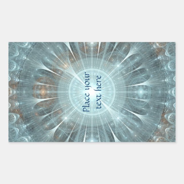 Sticker Rectangulaire Fenêtre de la cathédrale de Noël (Devant)