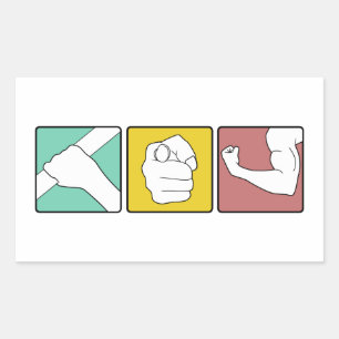 Sticker Rectangulaire FESTIVUS illustré