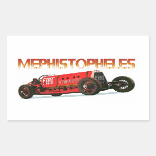 Sticker Rectangulaire Fiat Mephistopheles