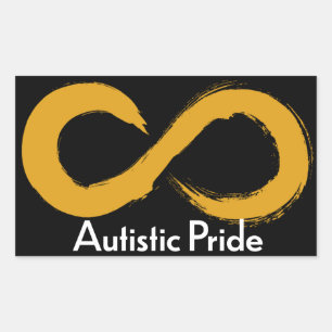 Sticker Rectangulaire Fierté autistique