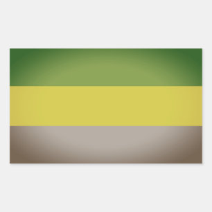 Sticker Rectangulaire Fierté lithromantique