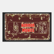 Films d'horreur VHS-Rouge/Rouge