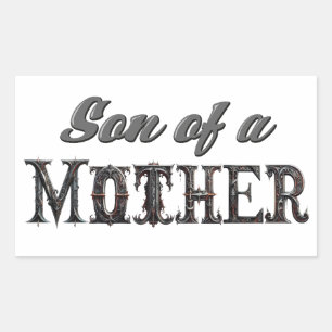 Sticker Rectangulaire Fils d'une mère