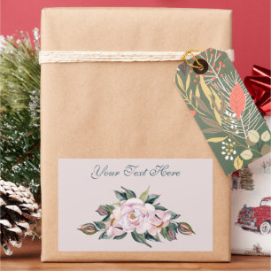 Sticker Rectangulaire Fleurs roses Magnolia en pleine floraison