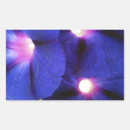 Sticker rectangulaire floral