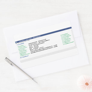 Sticker Rectangulaire Format de codeur du Bloc-notes Programmeur informa