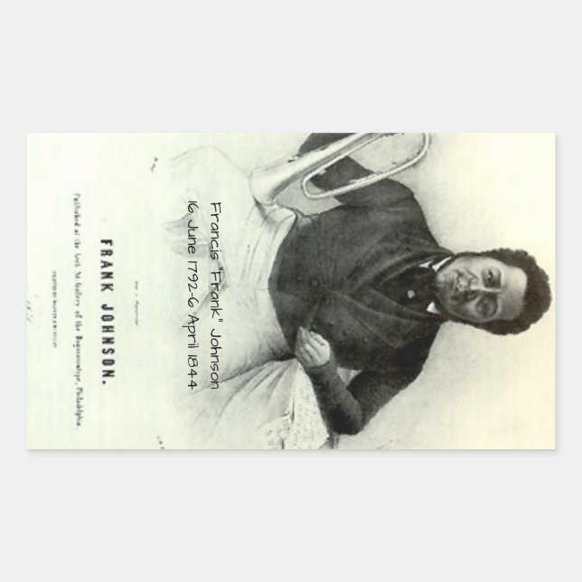 Sticker Rectangulaire Francis "Frank Johnson" (Devant)