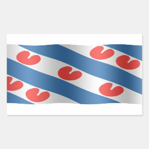 Sticker Rectangulaire Fresian Flag