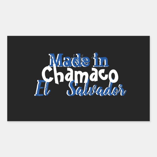 Sticker Rectangulaire Funny Latinos Essential Sayes Espagnol (Devant)