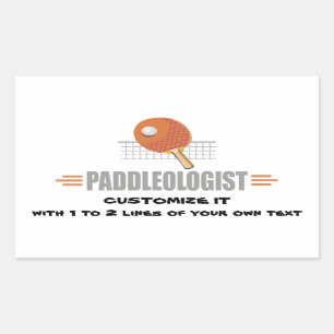 Sticker Rectangulaire Funny Ping