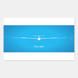 Sticker Rectangulaire Glider