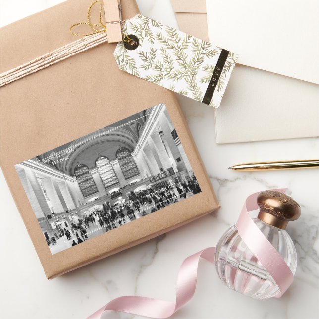 Sticker Rectangulaire Grand Central Station NYC (Cadeaux)