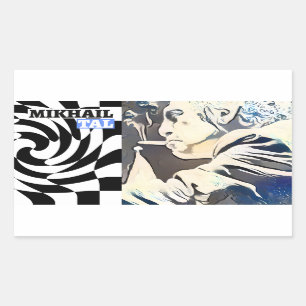 Sticker Rectangulaire Grand maître des échecs