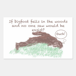 Sticker Rectangulaire Grand pied