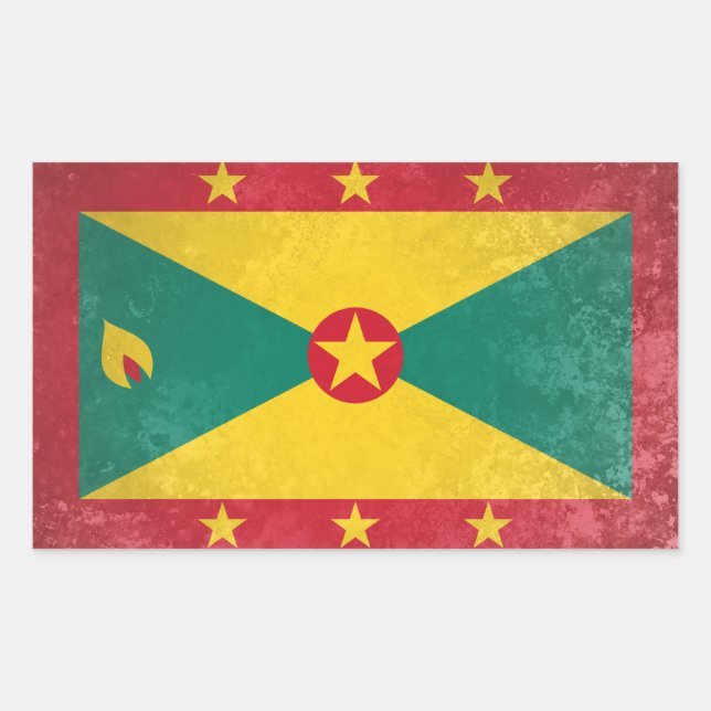 Sticker Rectangulaire Grenade (Devant)