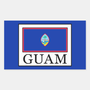 Sticker Rectangulaire Guam
