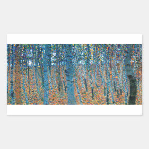 Sticker Rectangulaire Gustav Klimt Beech