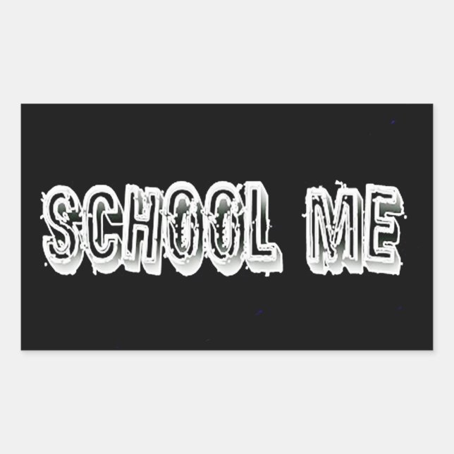 Sticker Rectangulaire H. Métal Translucide-Wht (Devant)
